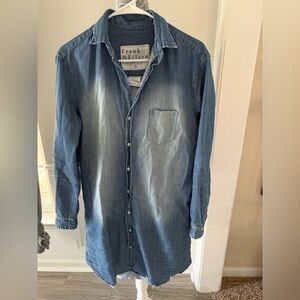 FRANK & EILEEN Mary Blue Denim Dress Sz M